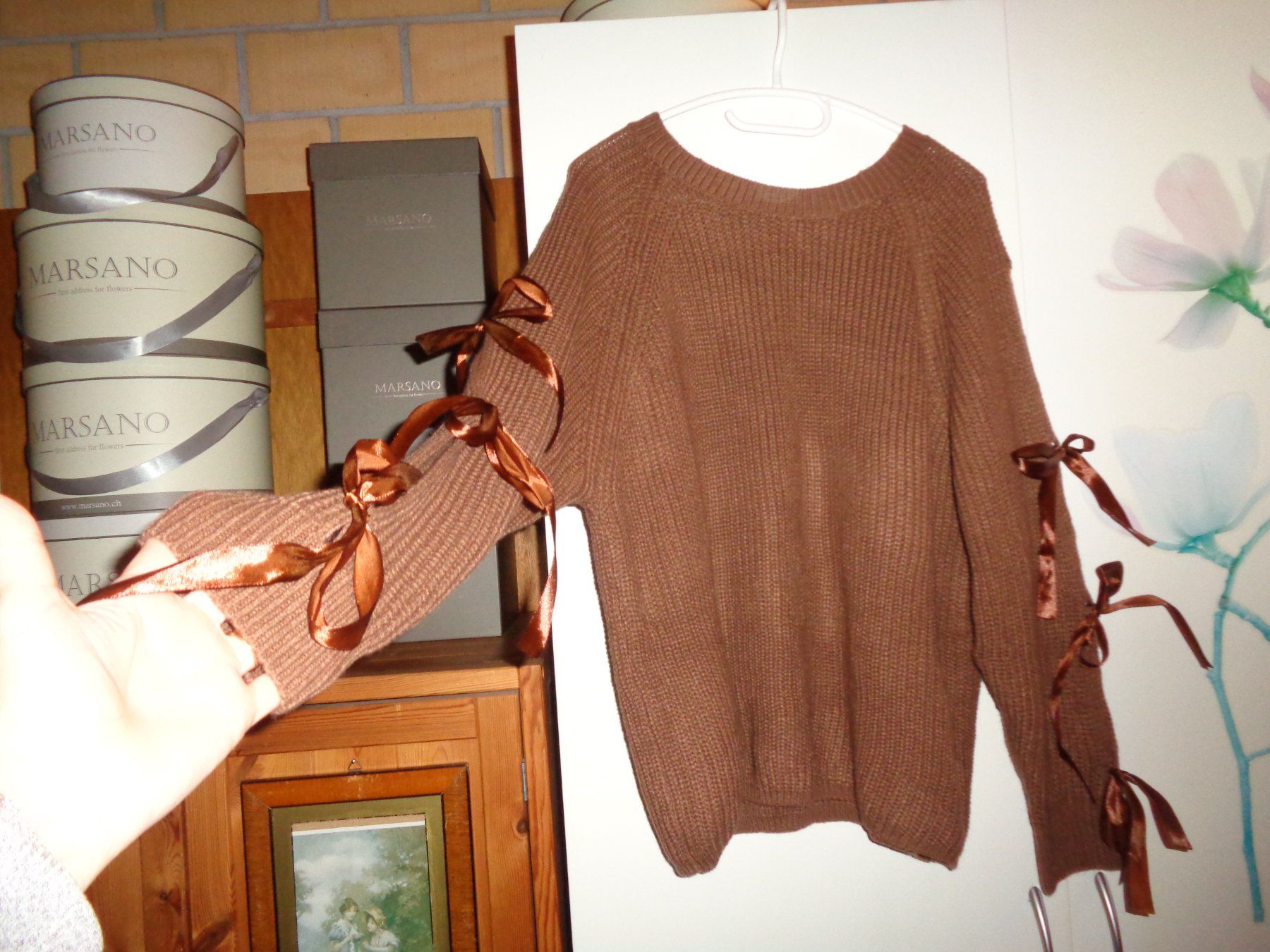Pulls & Sweat-shirts: *** Hübscher Pullover *** / mit Schlaufen ab 1.00 – D'occasion à Othmarsingen par Leuchtturmlady 1