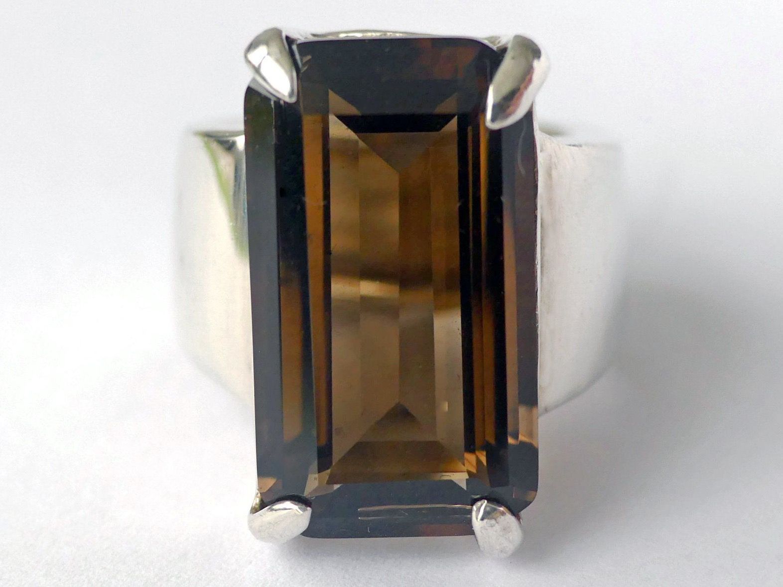 Anelli: Ring mit Rauchquarz – Usato da Matten b. Interlaken venduto da kero71 2