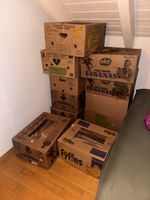 11 Bananenschachteln aus Karton