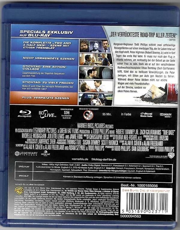 Tutti i DVDs: Stichtag - Blu-ray Film – Usato da Dörflingen venduto da Super-Bob 1
