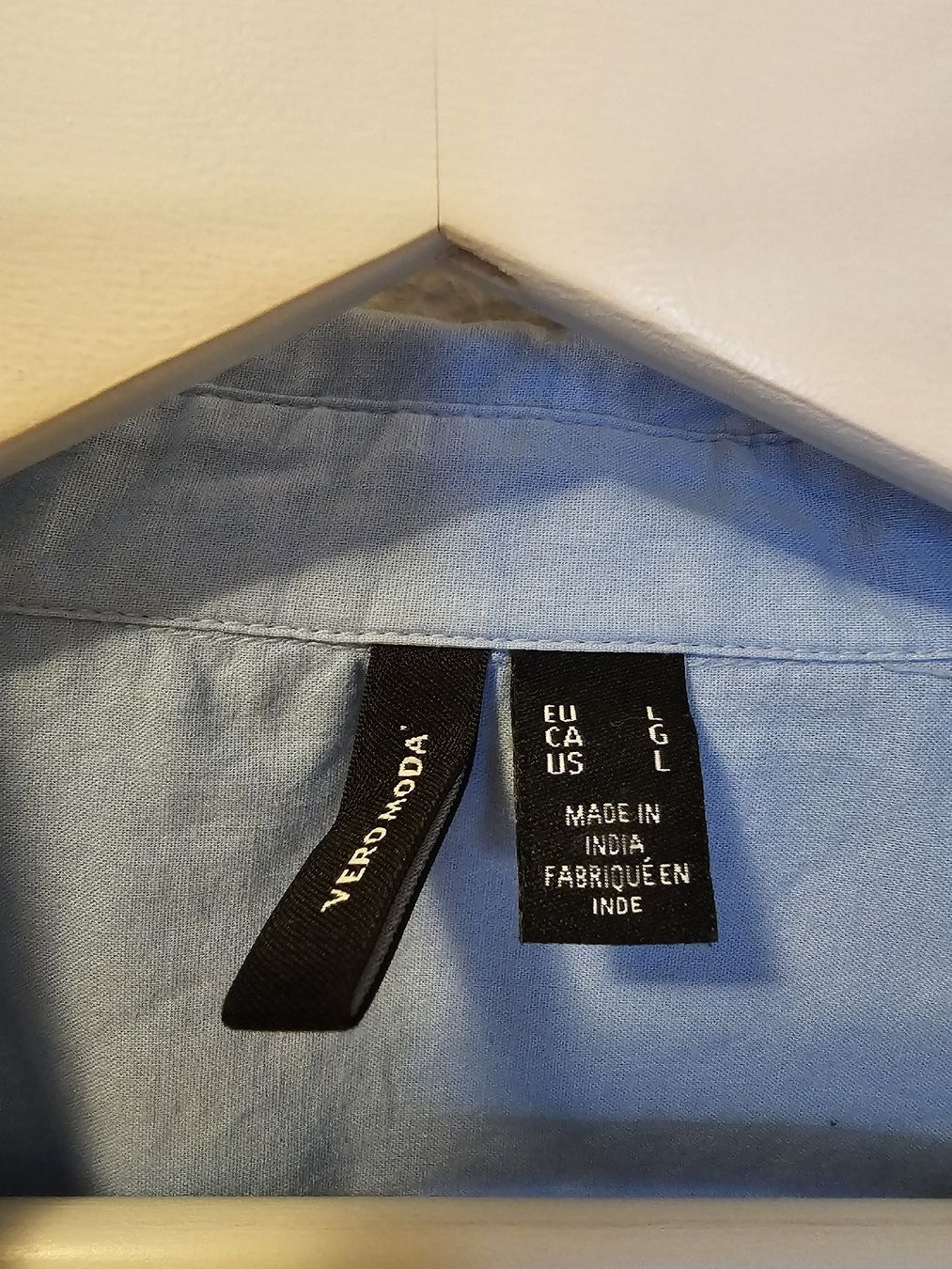 Vero Moda Camicette: Vero Moda Oversize Hemd Hellblau, Gr. L – Usato da Bern venduto da Oscarella 2