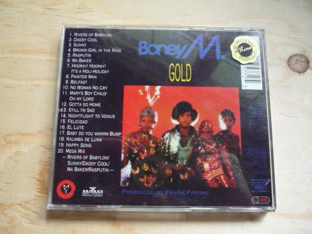 CD: Boney M Gold/20 Super Hits – Usato da Rieden SG venduto da Gant24 3