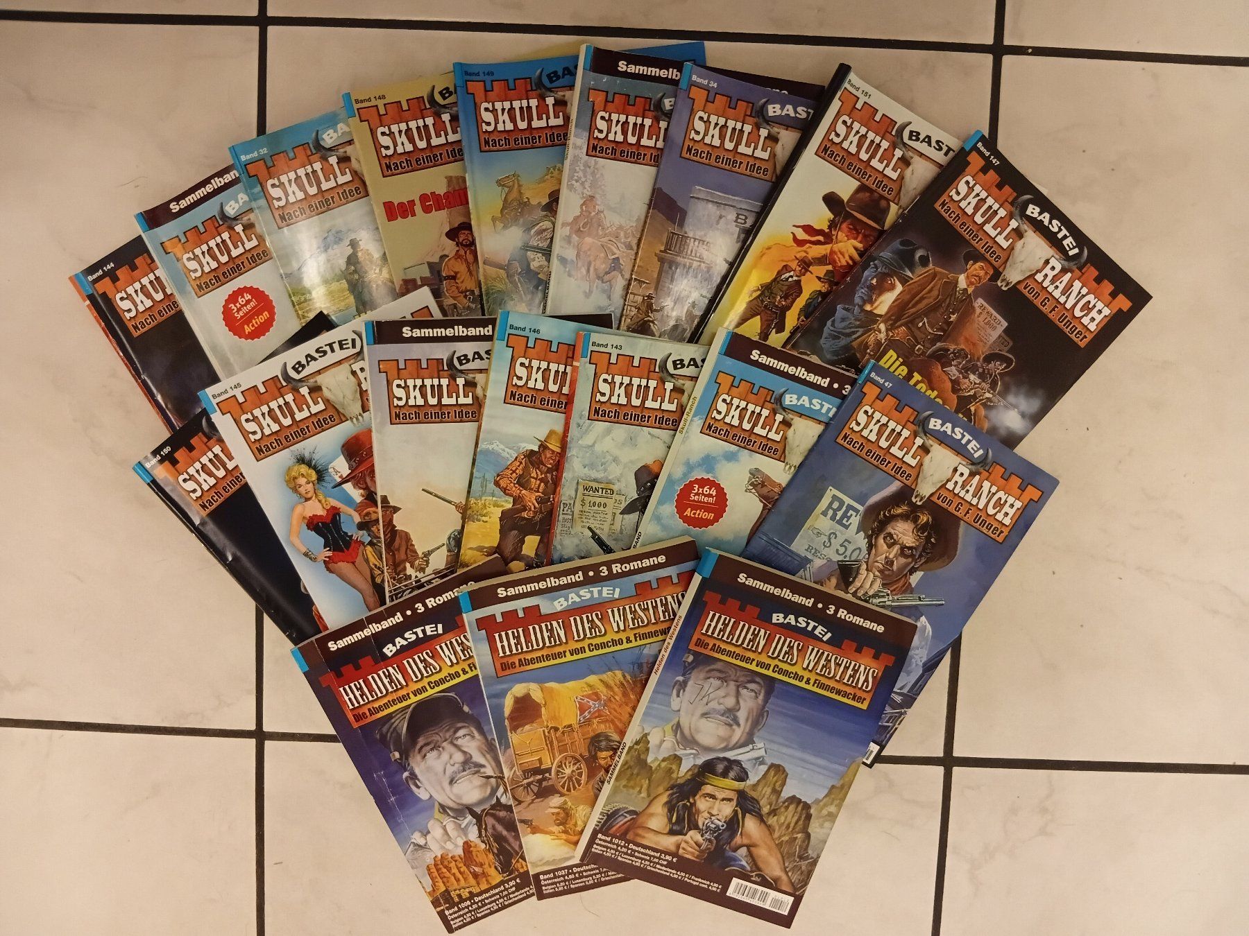 Libri: Western-Romane, SKULL RANCH & CAPTAIN CONCHO – Usato da Igis venduto da bigile