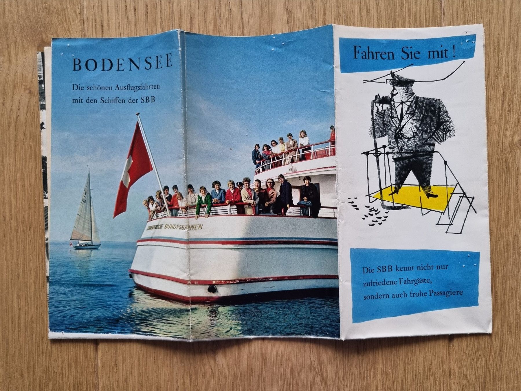 Documenti: Werbeprospekt Bodensee Schifffahrt, 70er-Jahre – Usato da Bözberg venduto da heinz-d