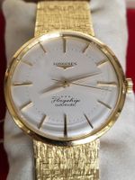 Longines "Flagship" 18 Karat Gold, Kaliber 340, Jg 1965