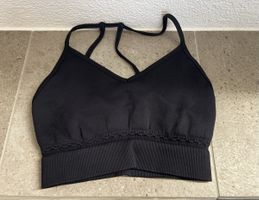 Gymshark Sport BH schwarz Grösse XS Top Zustand