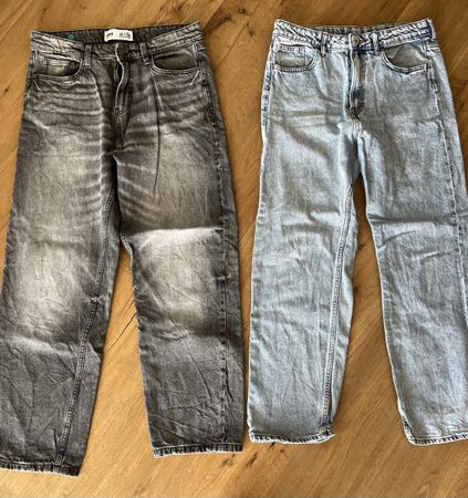2 Jeans Hosen weit für Jungs Gr.170