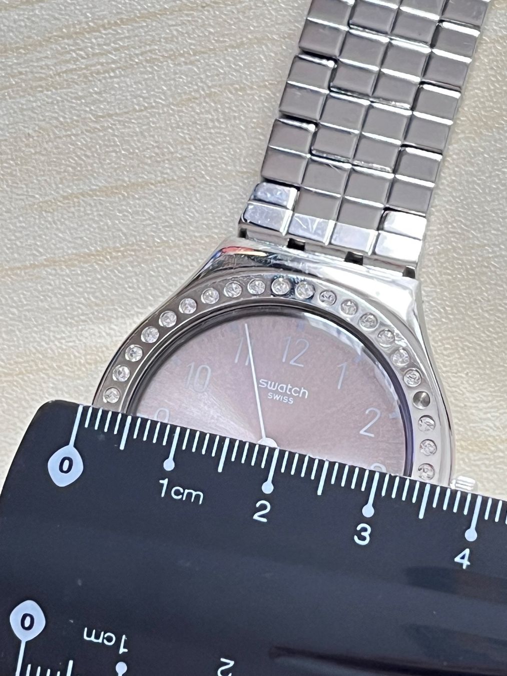 Swatch Uhren: Swatch Damenuhr Automatik Silber mit Steinen – Gebraucht aus Grenchen von chththl 7