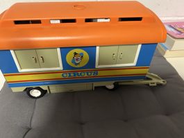 Playmobil Zirkus Wohnwagen Figuren Trommel mit Zubehör