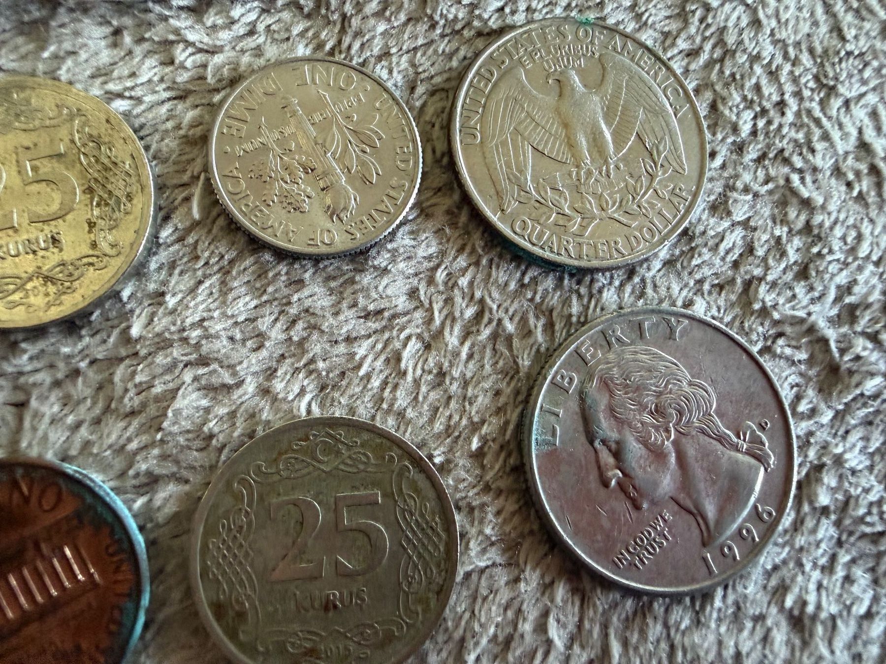 Tutti le monete: Quarter Dollar, Cent Münzen Liberty – Usato da Aarau venduto da KorgPA 6
