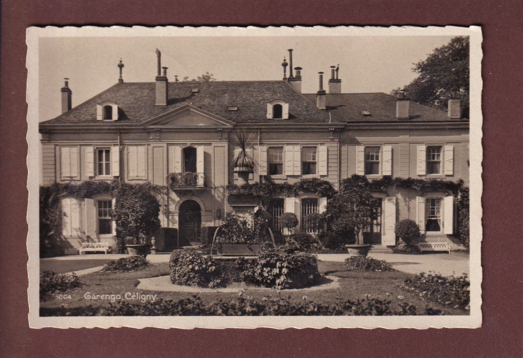 Cartoline postali: CELIGNY - Garengo - 1940 – Usato da Pully venduto da nicecards