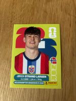 Panini Sticker WM 2026 Sorgen Strand Larsen Nor 18