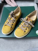 Paul Green Sneaker gelb Wildleder Gr. 4/ 36.5 neuwertig
