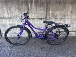 Kinderfahrrad Naloo lila 24 Zoll gebraucht