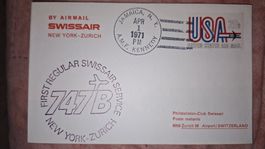 Swissair New York - Zürich 01.04.1971