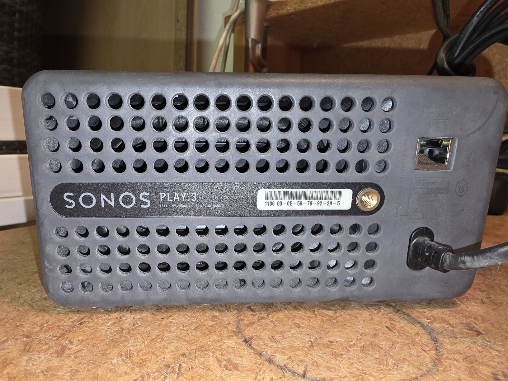 Sonos Lautsprecher: Sonos Play 3 – Gebraucht aus Kestenholz von Poeilu 2