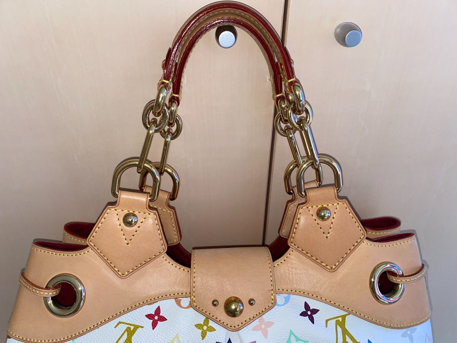 Louis Vuitton Borse da donna: Original Louis Vuitton URSULA Multicolor Blanc mit Kaufbeleg – Nuovo (secondo la descrizione) da Suhr venduto da 1stclass 6