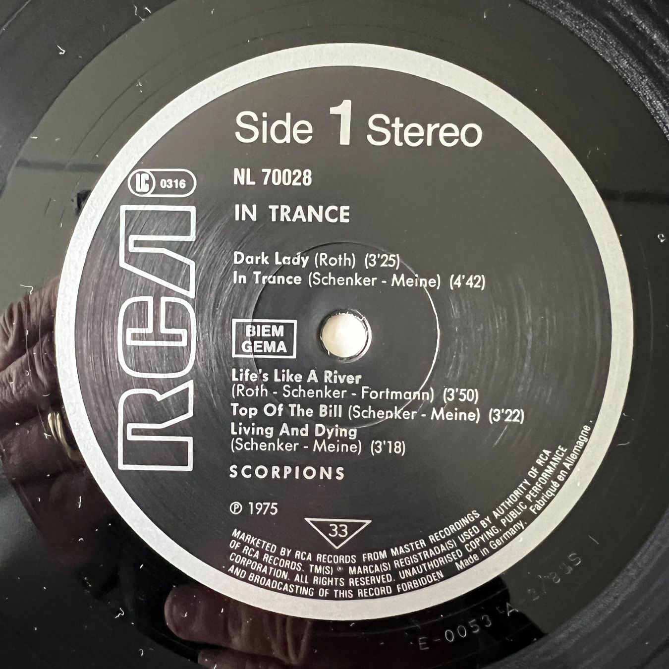 Dischi in vinile: Scorpions - In Trance / D-Press. 1983 - Very nice Copy – Usato da Gais venduto da soundcave57 1