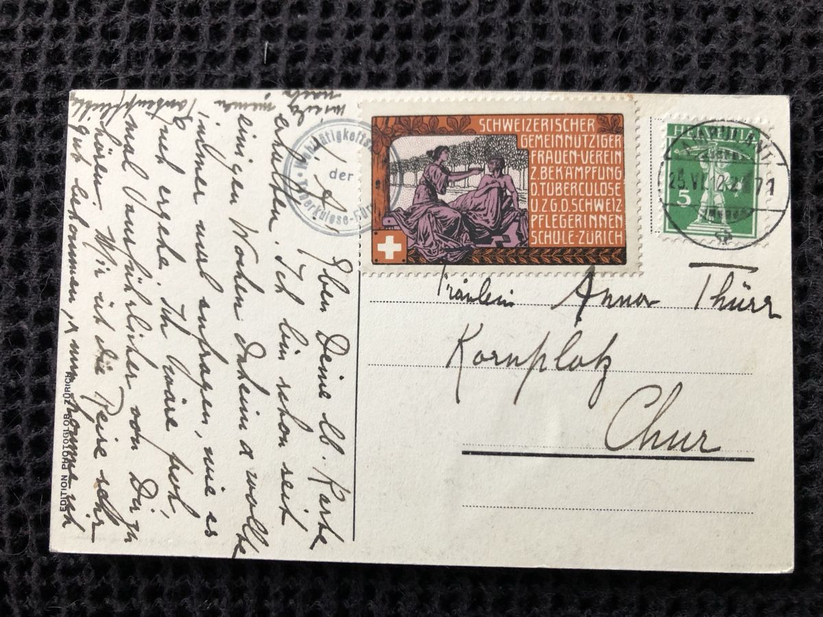 Cartes postales: Ansichtskarte Rapperswil – D'occasion à Näfels par fritzjk 1