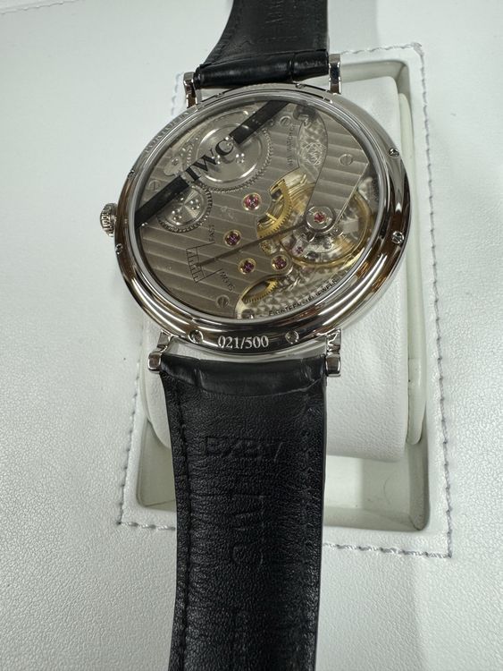 IWC Orologi: IWC PORTOFINO TASCHENARMBANDUHR IN PLATIN REFERENZ 5448  – Nuovo (secondo la descrizione) da Schaffhausen venduto da JohnT02 1
