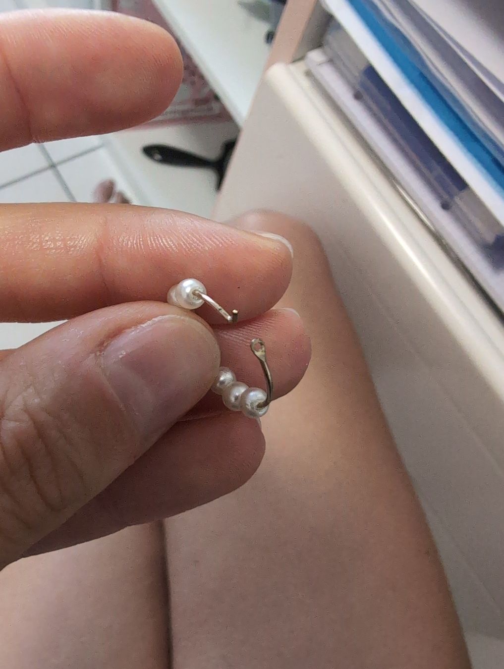 Boucles d'oreille: Orecchini con perle Brandy Melville – D'occasion à S. Pietro par van_2826 1