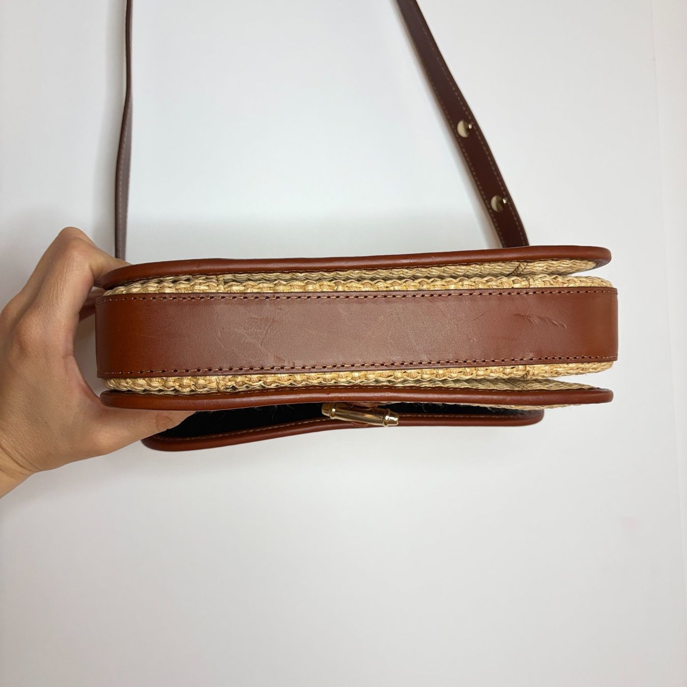 Sezane Borse da donna: Sézane Milo Raffia in Bast/Leder, Sommertasche – Usato da Zürich venduto da bombvoyage 4