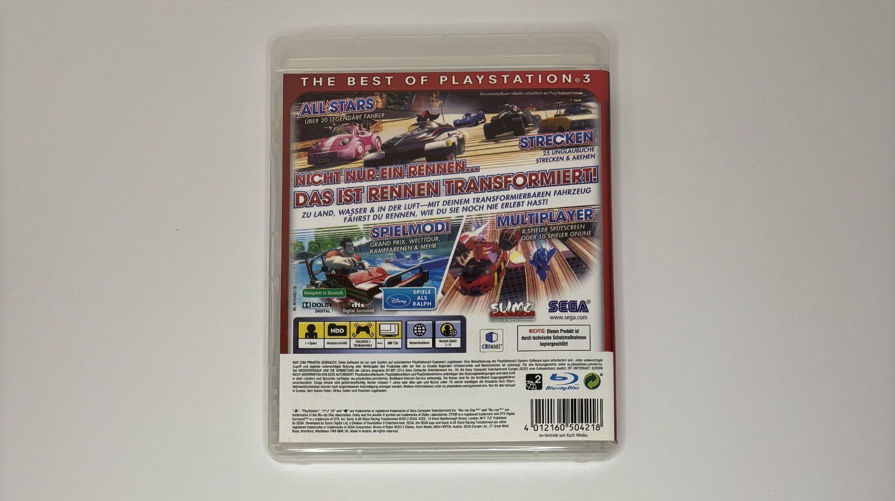 Spiele: PS3 - Sonic & All-Stars Racing Transformed – Gebraucht aus Allschwil von Bullach 2