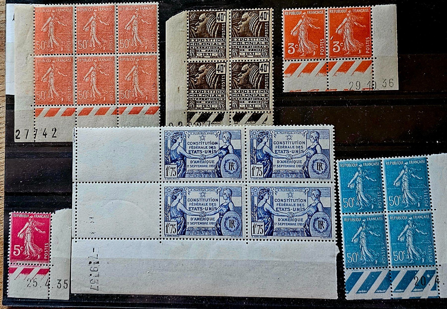 Alle Briefmarken: FRANCE coins datés ** – Neu (gemäss Beschreibung) aus Les Valettes von Nuba1