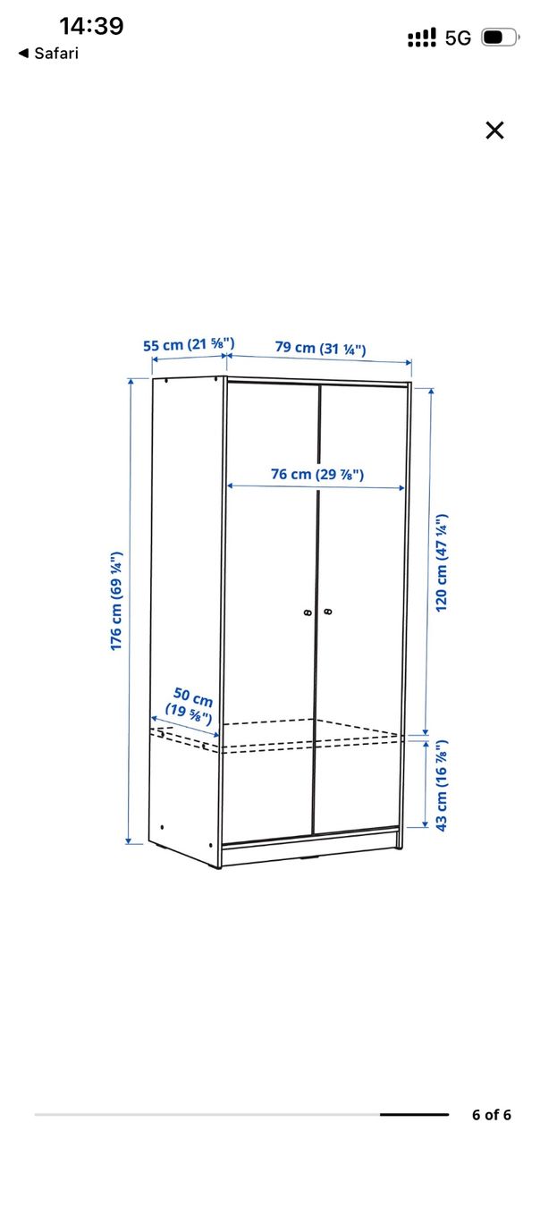 Ikea Armadi: Schrank IKEA Kleppstad – Usato da Zollikon venduto da sar_k52s 3