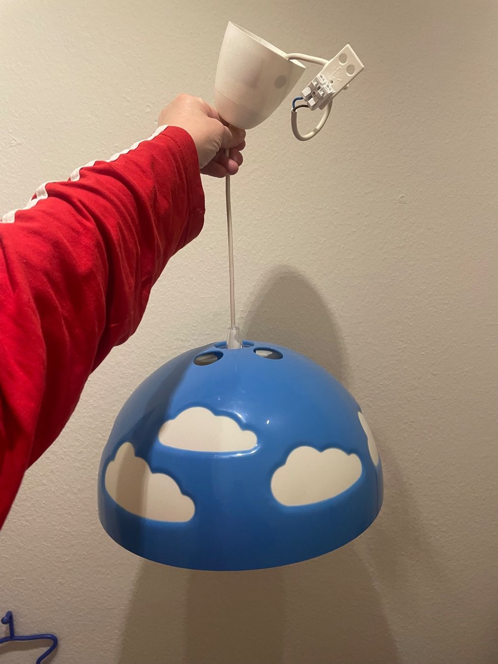 Ikea Lampadari & plafoniere: Ikea skojig wolken kinderlampe blau – Usato da Dübendorf venduto da rocki07