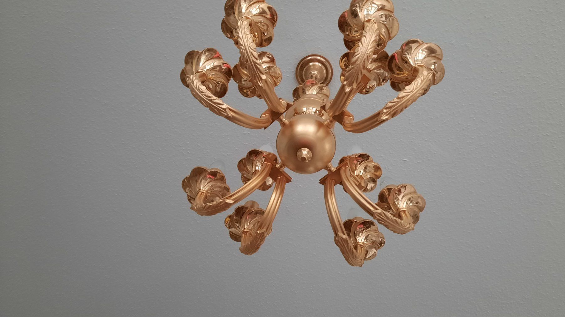Lampadari & plafoniere: goldener Kronleuchter; 50cm X40cm – Usato da Herrliberg venduto da AlexandraBopp 3