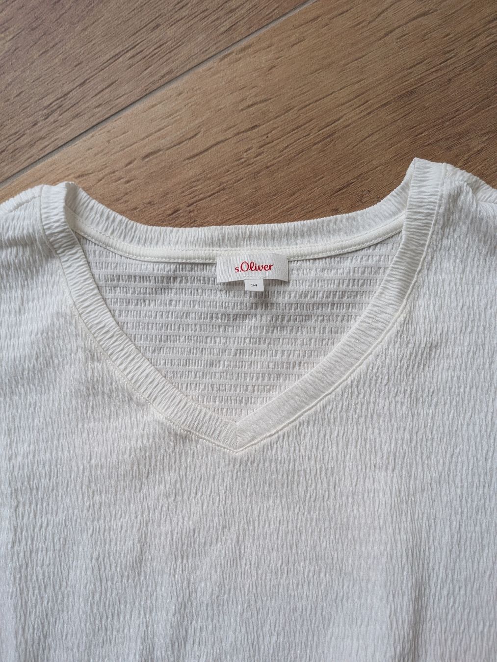 S.Oliver T-shirt: S. Oliver Shirt weiss – Nuovo (secondo la descrizione) da Eschenbach SG venduto da SanFranciscoCalifornia 1