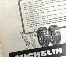 MIchelin Reifen- 3 alte Werbungen/Anciennes réclames 1960/61