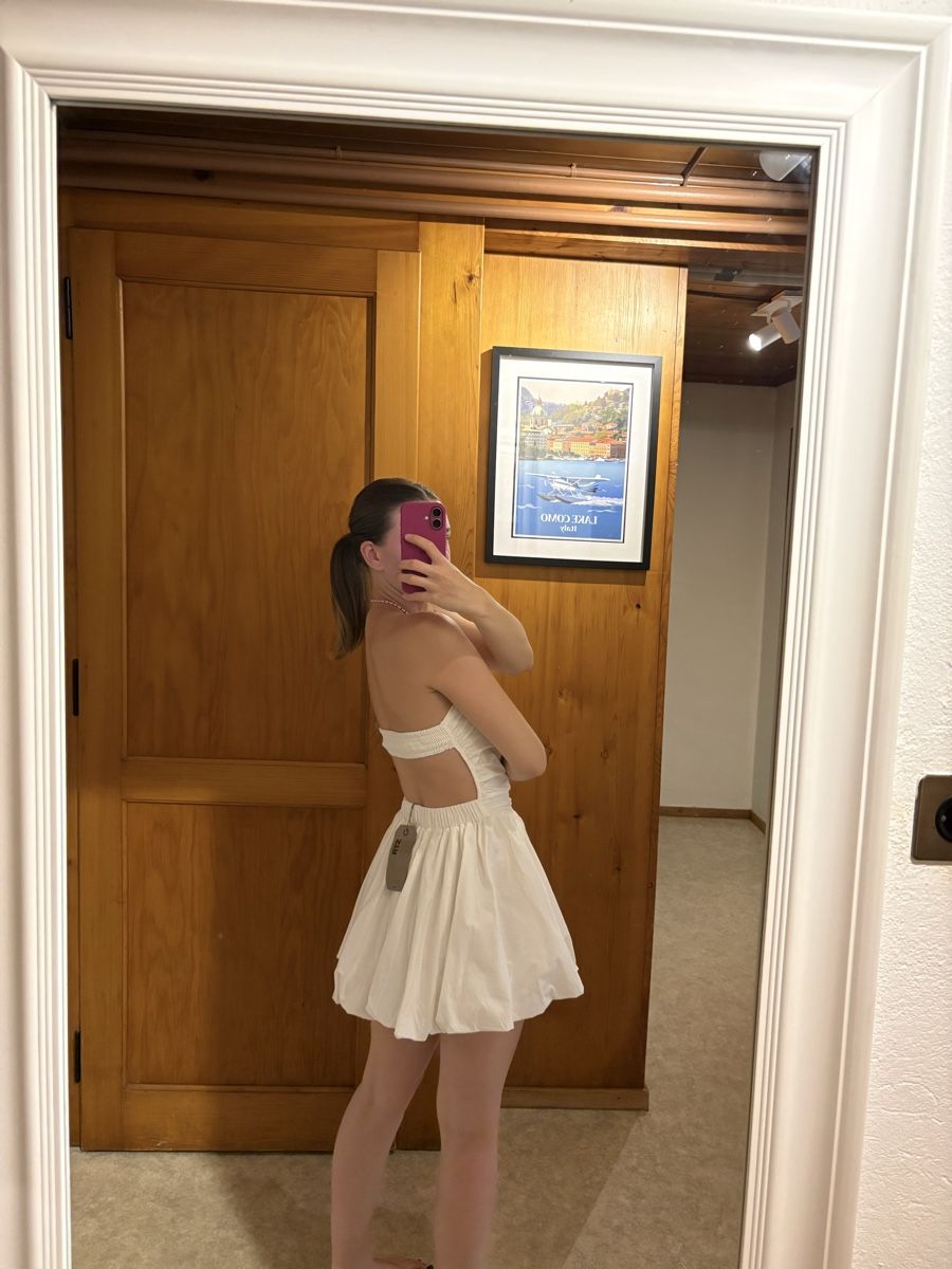 Stradivarius Vestiti: White short dress – Nuovo e nell'imballaggio originale da Grindelwald venduto da juliacieeslak 4