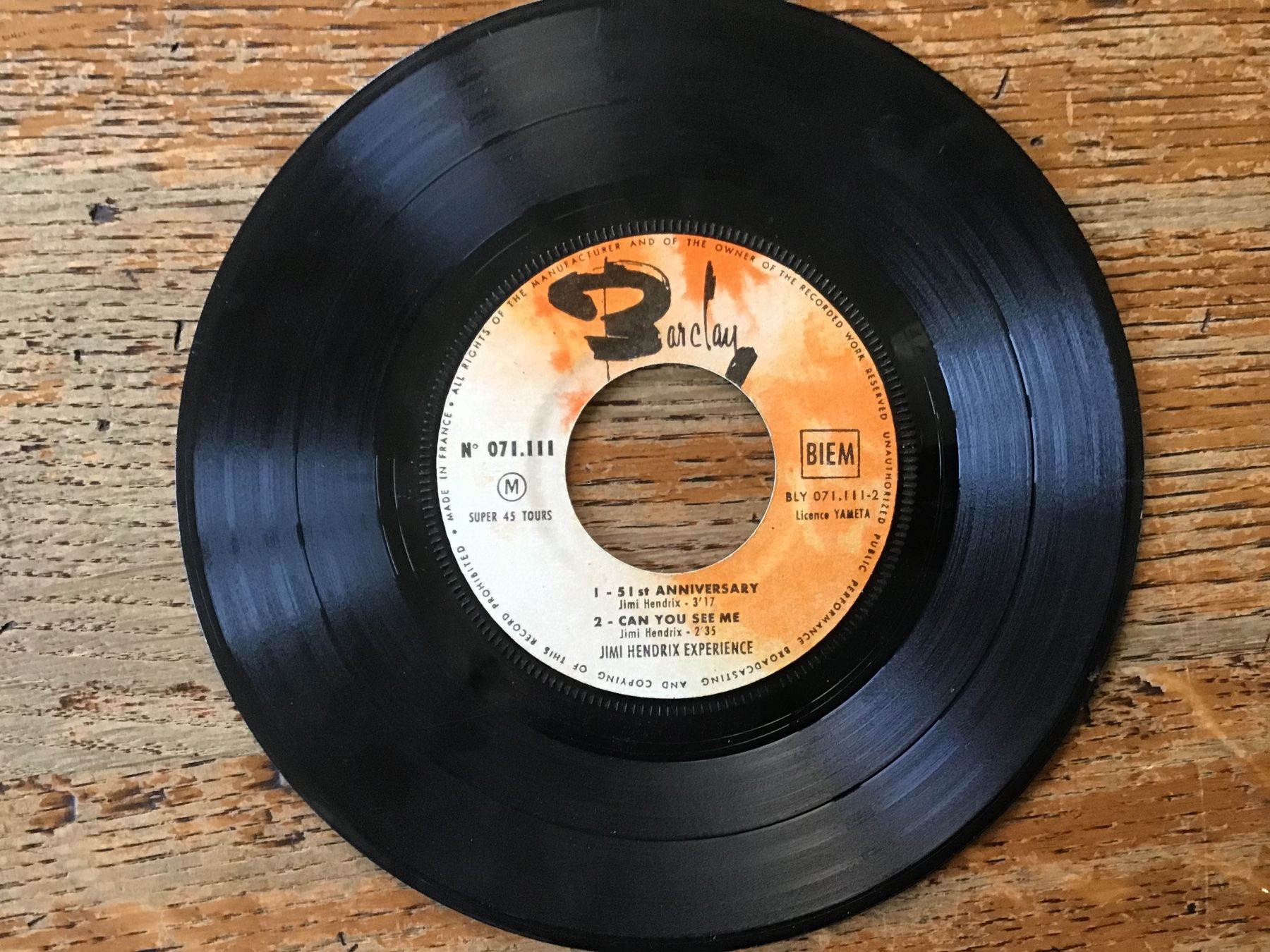 Schallplatten: French EP Jimi Hendrix Experience – Gebraucht aus Fully von Ruby97 3
