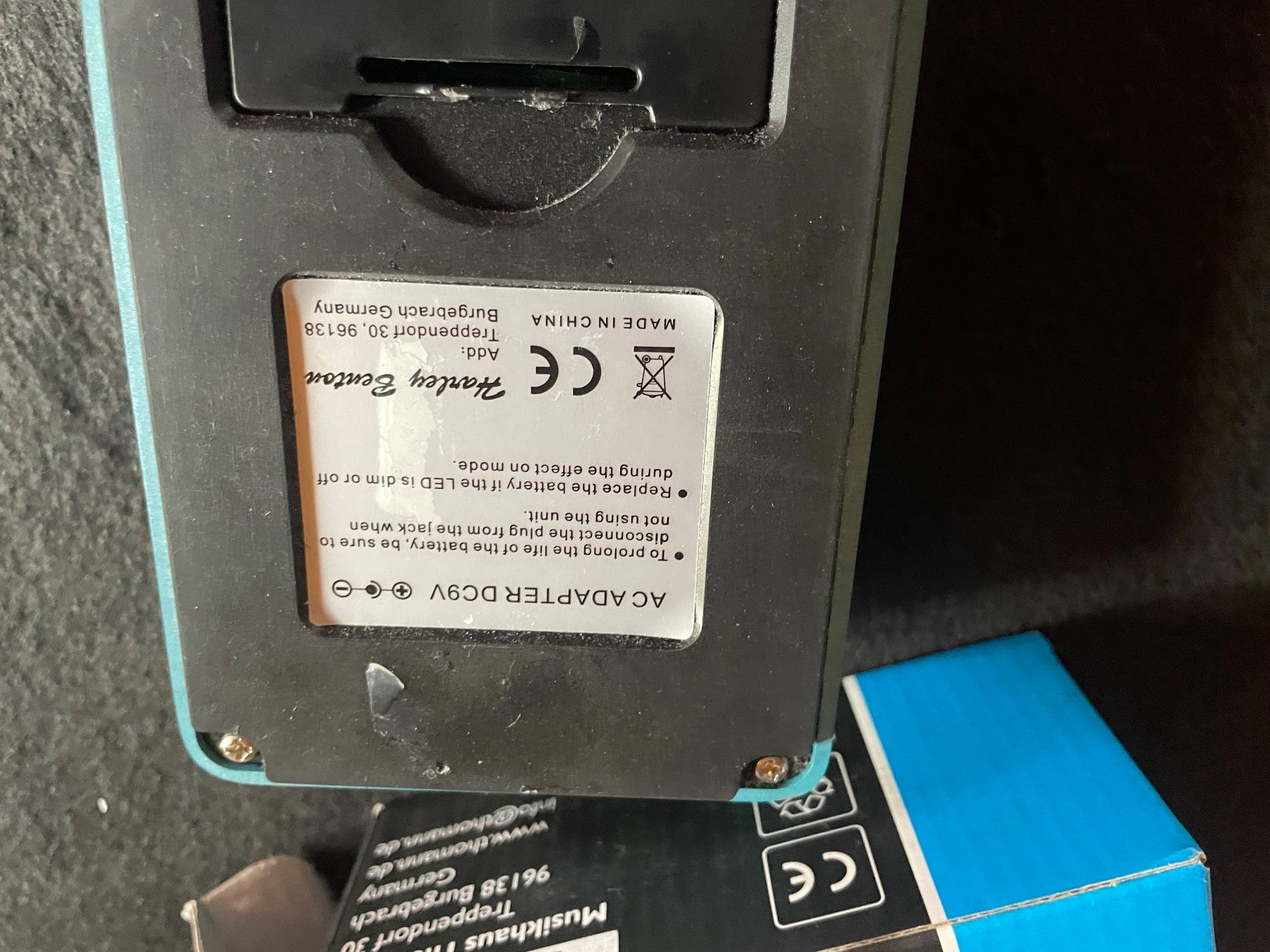 Harley Benton Musikinstrumente: Harley Benton Classic Chorus Pedal Effektpedal – Gebraucht aus Zürich von Arcana_Fail 1
