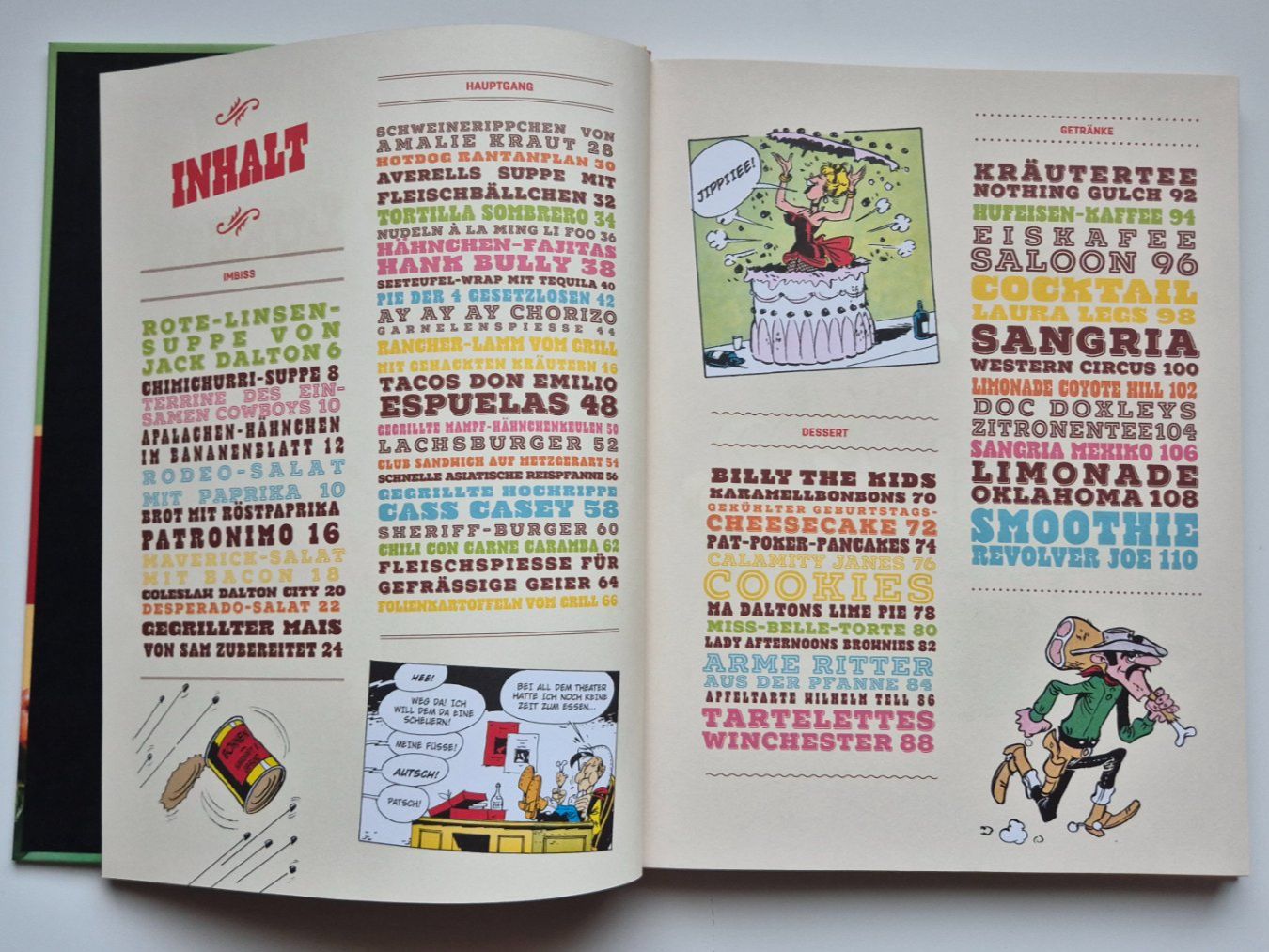 Libri: LUCKY LUKE  🐎    Das Kochbuch – Usato da Niederweningen venduto da Obson 1