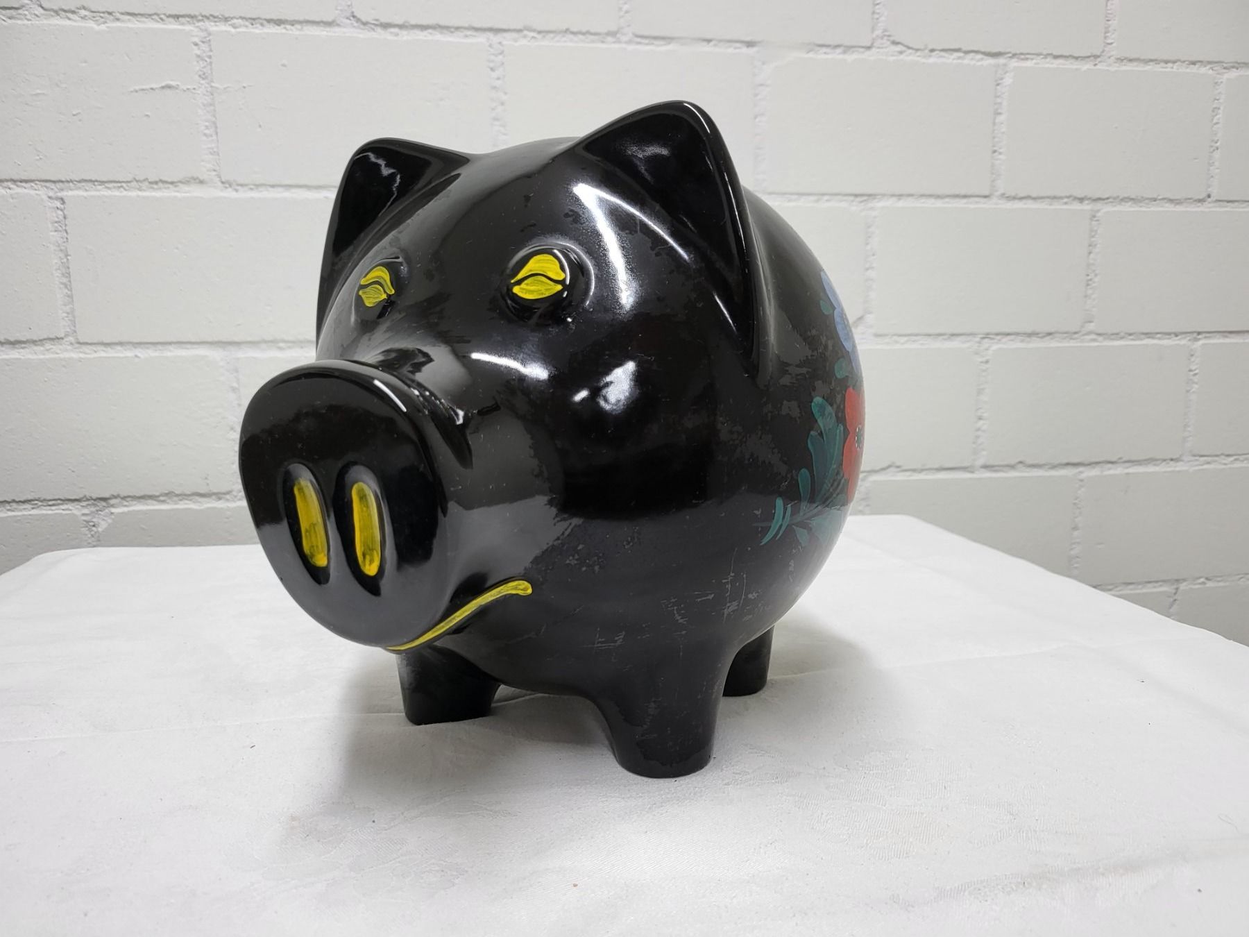 Salvadanai: Mega SPAR SCHWEIN. Von Hand bemalt. – Usato da Hallwil venduto da Dracco