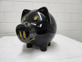 Mega SPAR SCHWEIN. Von Hand bemalt.