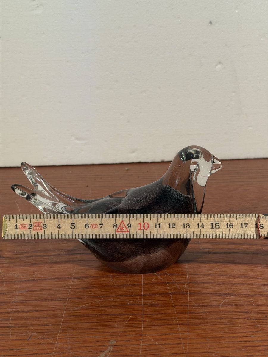 Murano Statuette: Handcrafted Vintage Murano bird – Usato da Lausanne venduto da artnouveau05 5