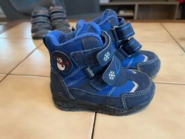 Kinder Stiefel Grösse 22 blau guter Zustand