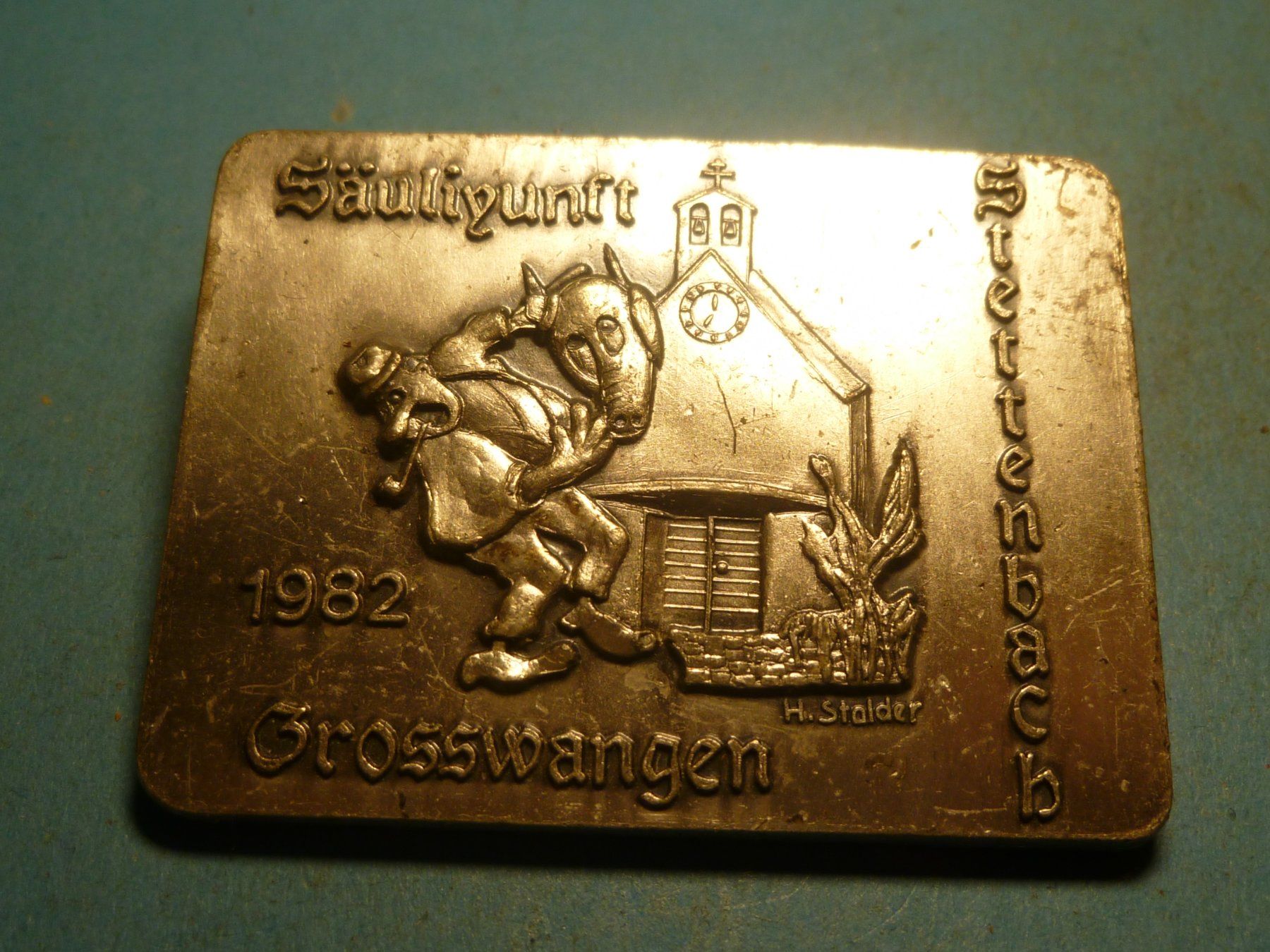 Placchette & Badge: GROSSWANGEN 1982 SILBER – Usato da Ried (Muotathal) venduto da Mandarin02