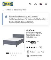 IKEA Säbövik Bett 200x140 , neuwertig NP 499.-