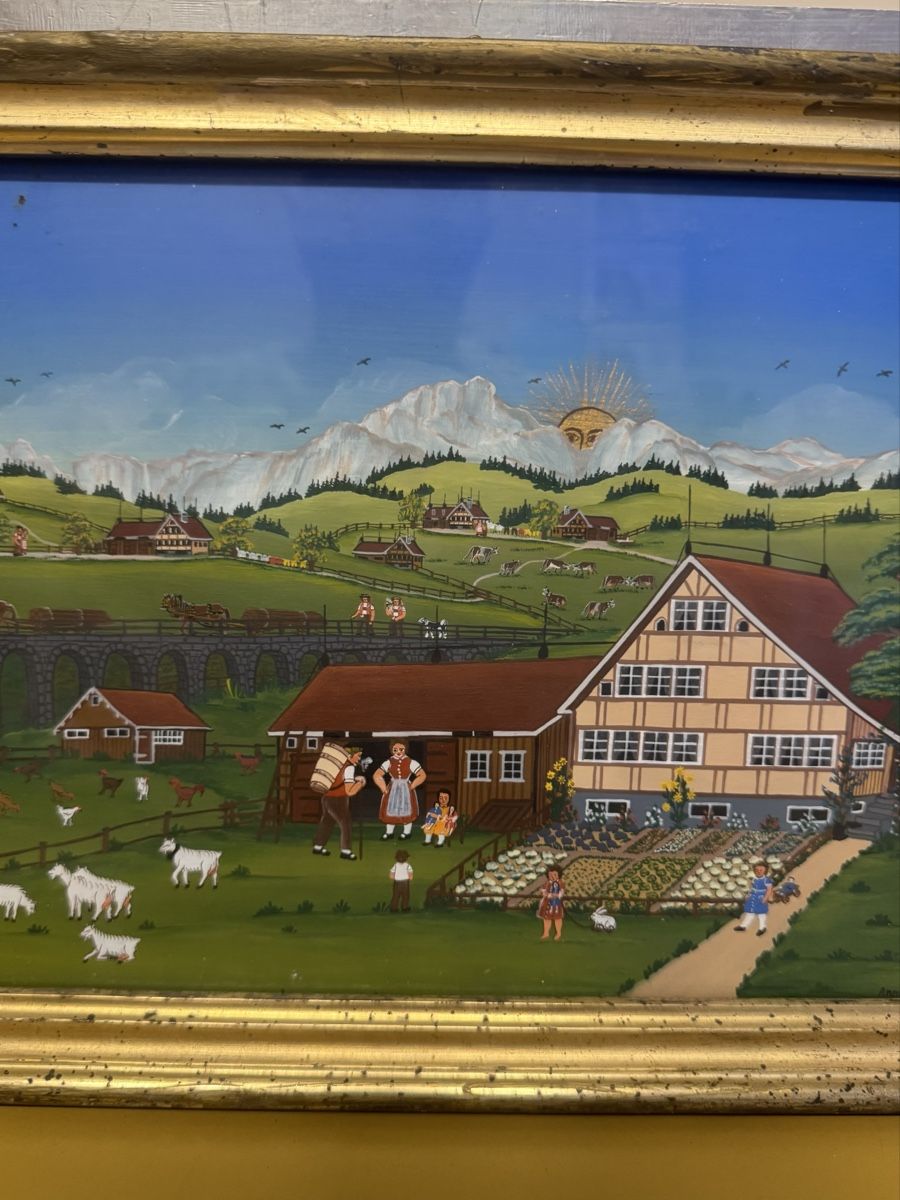 Dipinti: Appenzeller Bild original gemalte signiert Bild  – Usato da Schlieren venduto da Freundlich02 2