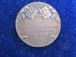 Bronzemedaille Genf Genève - D = 34 mm - 17.5 Gramm