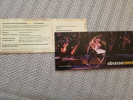 Obrasso Concerts Gutschein für Veranstaltungen Wert CHF 94.-