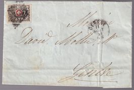 1851 -GENF UEBERGANGSPERIODE Zst.Nr.10
