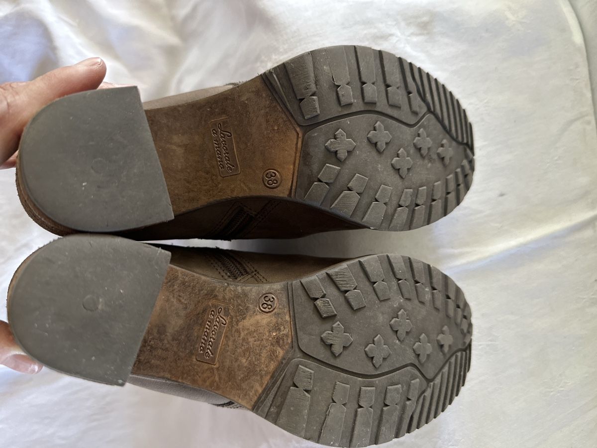 Damenschuhe: Leder Stiefeletten nr 38 – Gebraucht aus Stabio von MAARINAA 3