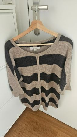 Strickpullover gestreift