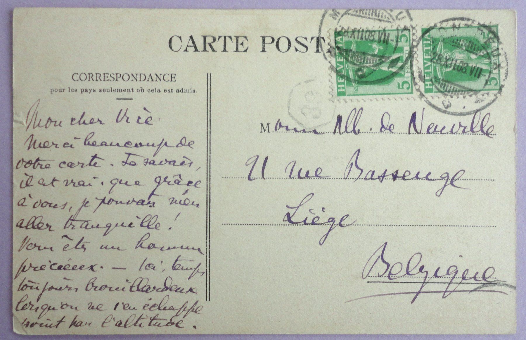 Cartoline postali: Territet et la Dent du Midi – Usato da Fétigny venduto da Billy2miny 1